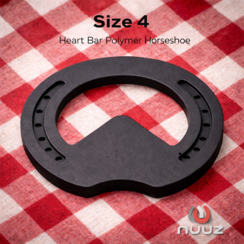 Heart Bar Horseshoe - Size 4