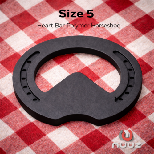Heart Bar Horseshoe - Size 5